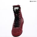 Кросівки боксерські Venum Elite Boxing wine lees/silver logo 9