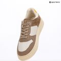 Кросівки жіночі Tommy Hilfiger Sporty Cupsole Tumbled Leather costal taupe/ecru/yellow 9