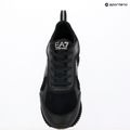 Кросівки EA7 Emporio Armani Black & White Suede triple black micropunch 11