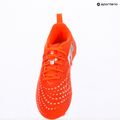 Кросівки футбольні дитячі PUMA Future 9 Play FG/AG Jr glowing red/puma white/puma black/puma silver 9