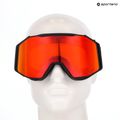 Окуляри гірськолижні UVEX Gravity FM black matt/mirror red/orange/clear 6