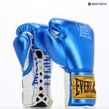 Боксерські рукавички Everlast Fight Leather сині 3