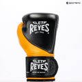 Боксерські рукавички Cleto Reyes High Precision Training Leather чорно-жовті 3