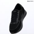 Взуття чоловіче Calvin Klein HM0HM02215 City Runner Laceup Nylon Recycled Suede triple black 9