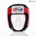 Шолом для змагань з муай-тай та кікбоксингу Fairtex червоний 6