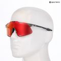 Окуляри сонцезахисні 100% Hypercraft black chrome/hiper red mirror 6