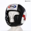 Боксерський шолом Fairtex Super Sparring чорний/білий 6