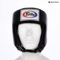 Захисний шолом для змагань з муай-тай і кікбоксингу Fairtex чорний 6