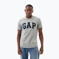 Футболка чоловіча GAP Soft Basic Logo heather grey