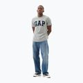 Футболка чоловіча GAP Soft Basic Logo heather grey 2