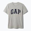 Футболка чоловіча GAP Soft Basic Logo heather grey 4
