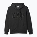 Кофта чоловіча GAP Heritage French Terry Fullzip Logo charcoal heather grey 5