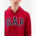 Кофта чоловіча GAP Heritage French Terry Fullzip Logo lasalle red 4