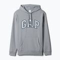 Кофта чоловіча GAP Heritage Crewneck Logo storm cloud 5