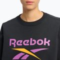 Кофта жіноча Reebok Identity Big Logo Fleece Crew black/purple rave/electric amber 4