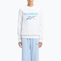 Кофта жіноча Reebok Identity Big Logo Fleece Crew white/coral/blue