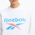 Кофта жіноча Reebok Identity Big Logo Fleece Crew white/coral/blue 4