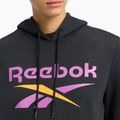 Кофта жіноча Reebok Identity Big Logo Fleece black/purple rave/electric amber 4