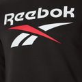 Чоловічий світшот Reebok Identity Big Logo Fleece Crew чорний/білий/векторний червоний 3