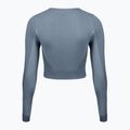 Лонгслів для тренувань жіночий Reebok RBK Lab Seamless Crop upgrade blue 2