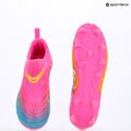 Кросівки футбольні дитячі PUMA Future 9 Match LL FG/AG Jr poison pink/puma wht/sun stream/bright aqua/puma blk 16