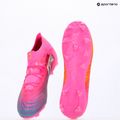 Кросівки футбольні дитячі PUMA Future 9 Pro FG/AG Jr poison pink/puma wht/sun stream/bright aqua/puma blk 17