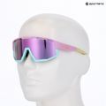 Мульти сонцезахисні окуляри Bliz Fusion Small матові пастельні фіолетові/коричневі/рожеві 8