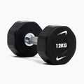 Хромована гантель Nike Strength Pro Urethane Dumbbell 14 kg black/white 8