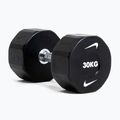 Хромована гантель Nike Strength Pro Urethane Dumbbell 14 kg black/white 9