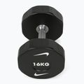 Хромована гантель Nike Strength Pro Urethane Dumbbell 16 kg black/white 2