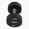 Хромована гантель Nike Strength Pro Urethane Dumbbell 20 kg black/white 2