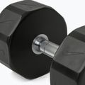 Хромована гантель Nike Strength Pro Urethane Dumbbell 28 kg black/white 4