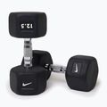 Гантель гумований Nike Strength Hex Dumbbell 12,5 kg black/white