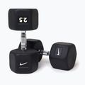Гантель гумований Nike Strength Hex Dumbbell 25 kg black/white