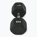 Гантель гумований Nike Strength Hex Dumbbell 27,5 kg black/white 2