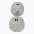 Гантель гумований Nike Strength Grind Hex Dumbbell 15 kg wolf grey 2