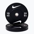 Диск Nike Strength Rubber Bumper Plates 15 кг black/white