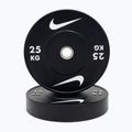 Диск Nike Strength Rubber Bumper Plates 25 кг black/white