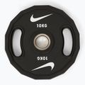 Диск Nike Strength Pro Urethane Plates 10 кг black/white 2