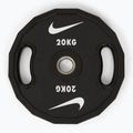 Диск Nike Strength Pro Urethane Plates 20 кг black/white 2