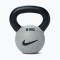 Гиря Nike Strength Rubber Coated 8 кг smoke grey