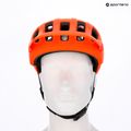 Шолом велосипедний POC Cularis fluorescent orange matt/uranium black matt 6
