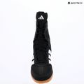 Кросівки боксерські чоловічі adidas Box Hog Wide black/white 9