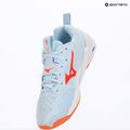 Кросівки гандбольні жіночі Mizuno Wave Stealth Neo 2.1 blue finch/lava orange/white 9