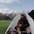 Намет трекінговий одномісний Naturehike Cloud Up 1 UL 15D moon rock grey 7