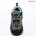 Взуття трекінгове дитяче CMP Rigel 2.0 Low Waterproof grey/acquarius/pink fluo 9