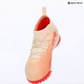 Футбольне взуття дитяче PUMA Future 9 Match TT+ Mid Jr sugared almond/puma white/ultra red/puma black 8