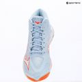 Кросівки волейбольні жіночі Mizuno Wave Lightning Elite Mid blue finch/whitelava orange 15