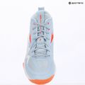 Кросівки волейбольні жіночі Mizuno Wave Momentum Pro Mid blue finch/lava orange/flamingo coral 15