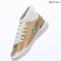 Футбольне взуття дитяче Nike Jr. Mercurial Superfly 11 Club "Kylian Mbappé" metallic gold/green glow 15